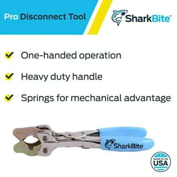 SharkBite Disconnect Tool for Easy Pipe Fittings Removal