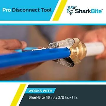 SharkBite Disconnect Tool for Easy Pipe Fittings Removal