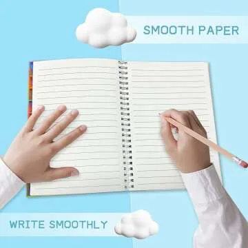 Fidget Spiral Notebook for Stress Relief & Fun