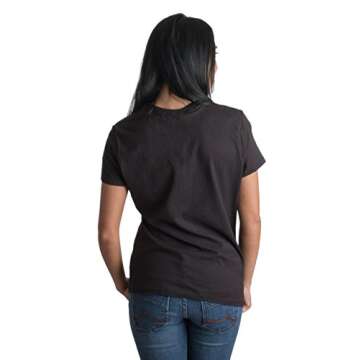 Ann Arbor T-shirt Co. Skeleton Rib Cage | Jumbo Print Novelty Halloween Costume Ladies' T-Shirt-Ladi...