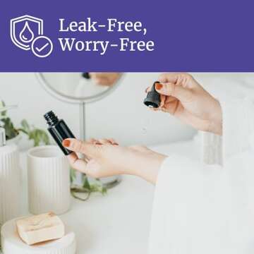 Infinity Jars Glass Dropper Bottle - Leak-Proof & UV-Protected