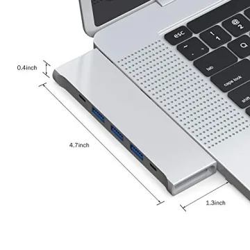 JoyGeek 8-in-1 USB C Hub Adapter for MacBook Pro