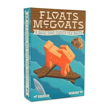 Hootenanny Games Floats McGoats Board Game | Build a Raft & Save Your Goats | Perfect for Family Gam...