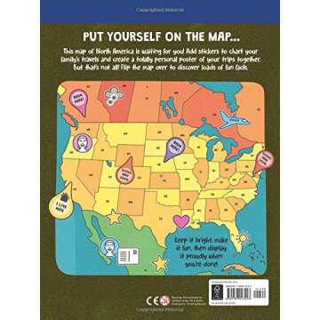 My Family Travel Map: North America