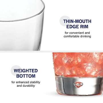 Bormioli Rocco Luna Set of 12 Classic Cooler Glasses