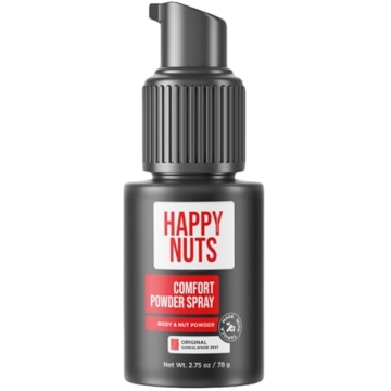 HAPPY NUTS Comfort Powder Spray - Aluminum-Free Deodorant