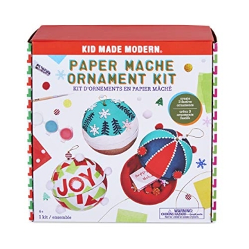 Kid Made Modern Handmade Ornament Paper Mache Kit