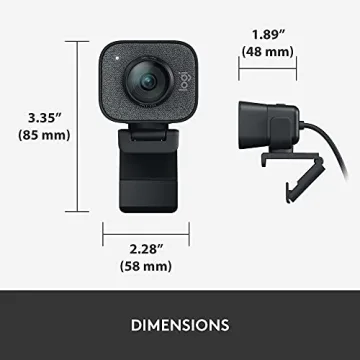 Logitech StreamCam Webcam for Quality Streaming and Content