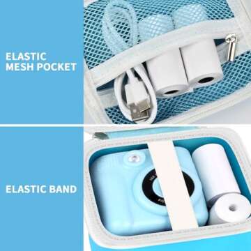 PAIYULE Kids Instant Print Camera Case for Young Photographers