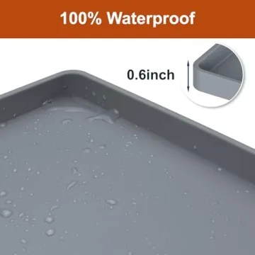 Ukeetap Waterproof Silicone Mat for Kitchen and Bathroom