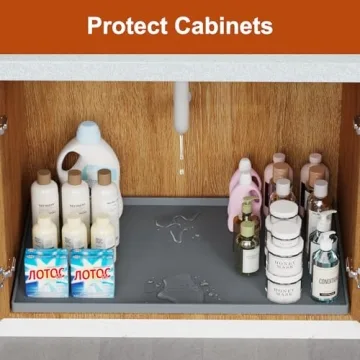 Ukeetap Waterproof Silicone Mat for Kitchen and Bathroom