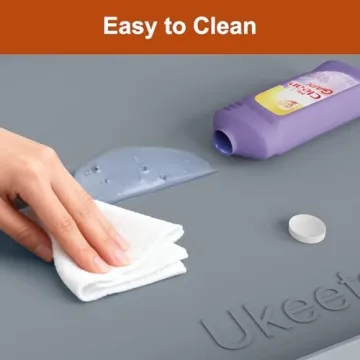 Ukeetap Waterproof Silicone Mat for Kitchen and Bathroom