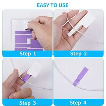 Colorful Waterproof Cable Labels for Easy Organization