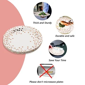 Elegant Round Disposable Plates for Every Celebration