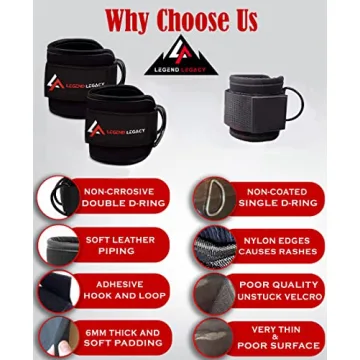 Legend Legacy Ankle Straps Durable and Comfortable for Total Control