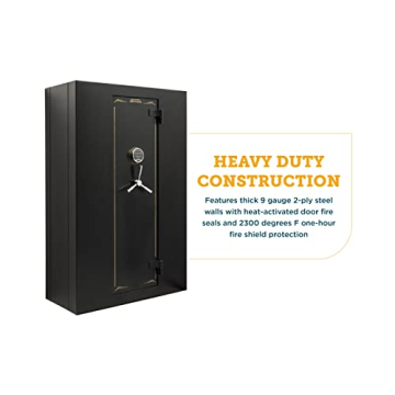 SnapSafe Super Titan Digital Modular Safe 75011 - Measures 59”H x 38”W x 17.5”D- Black