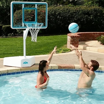 Adjustable Pool Basketball Hoop - Dunn-Rite Splash & Shoot