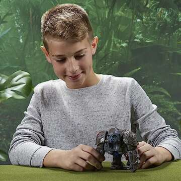 Transformers Toy Rise of The Beasts Movie, Smash Changer Optimus Primal Converting Action Figure for Ages 6 and Up, 9-Inch