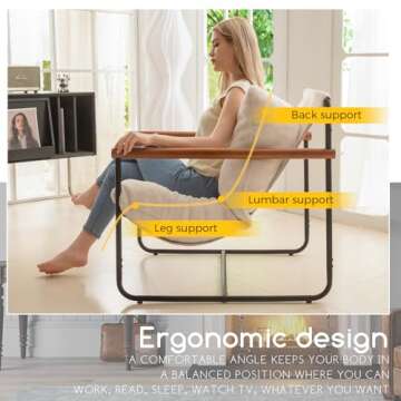 HIGOGOGO Modern Accent Chair for Stylish Living Spaces
