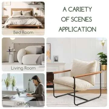 HIGOGOGO Modern Accent Chair for Stylish Living Spaces