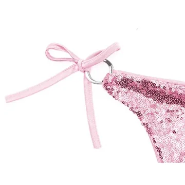 RARITYUS Sparkle Glitter Swimwear Sexy Sequin Bikini Beach Wear