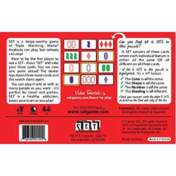 SET Enterprises Set Card Game for All Ages