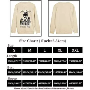 MOUSYA Halloween Skeleton Sweatshirt - Funny & Stylish