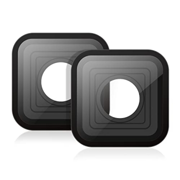 (2 Pack) ParaPace UV Lens Replacement for GoPro Hero 12/Hero 11/Hero 10/Hero 9 Black,Protective Glas...