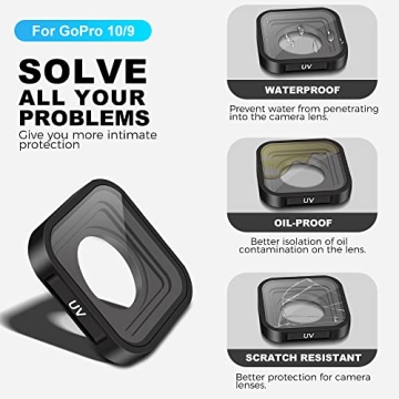 ParaPace GoPro Lens Replacement Kit for Hero 12 11 10 9