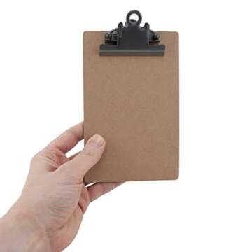 Tim Holtz Mini Clipboard with Removable Clip, 4.5x7.75