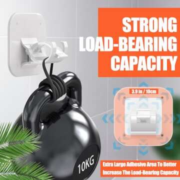 Adhesive Curtain Rods No Drilling Holder,No Drill Curtain Rod Brackets,Renter Friendly Curtain Hooks for Hanging Drapes,Over Blinds for Dorm Apartment Kitchen Bedroom Home Bathroom