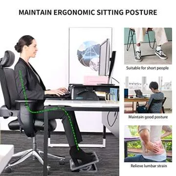 EUREKA Adjustable Footrest: Ergonomic Comfort for All