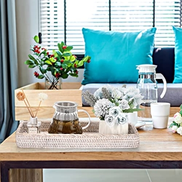 16 Inch Sumnacon Rattan Bathroom Vanity Tray