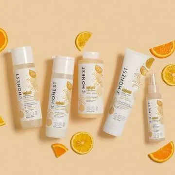 The Honest Company Silicone-Free Conditioner | Gentle for Baby | Naturally Derived, Tear-free, Hypoallergenic | Citrus Vanilla Refresh, 10 fl oz