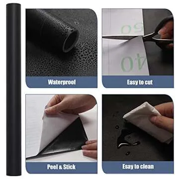 WADILE Peel and Stick, Self-Adhesive Removable Wallpaper, Decorative Wall Covering, Wallpaper for Bedroom and Rurniture Renovation