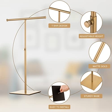 Stylish bjewego Tabletop Purse Display Stand Set - Adjustable