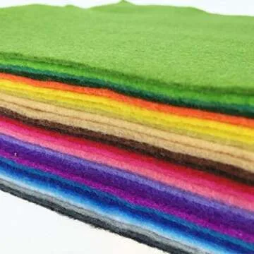 Felt Fabric Misscrafts 28pcs 12" x 8" (30cm x 20cm) 1.4mm Thick Soft Felt Nonwoven Fabric Sheet Pack DIY Craft Patchwork Sewing Square Assorted Colors with Thread Bag