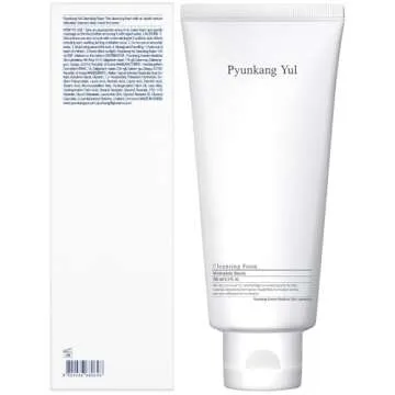 PYUNKANG YUL Cleansing Foam - Gentle Korean Facial Cleanser for All Skin Types - Coconut Infusion fo...