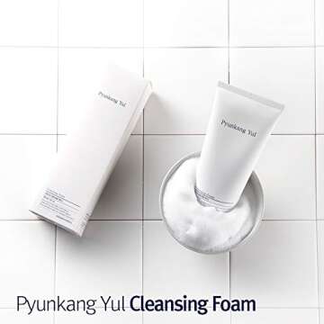 PYUNKANG YUL Cleansing Foam - Korean Facial Wash for All Skin Types - Zero-irritation Face Washer extracted from Coconut - Moisturized Skin & Creating Moisture Barrier after Cleansing - 5.1 Fl. Oz