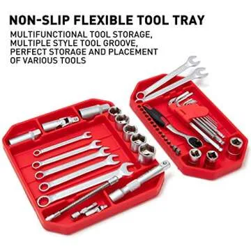 Aocoom Non-Slip Tool Tray Set - Perfect Gift for DIYers