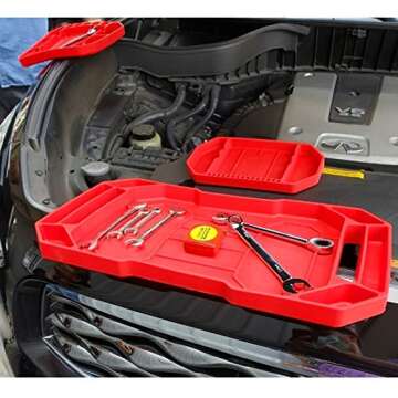 Aocoom Non-Slip Tool Tray Set - Perfect Gift for DIYers