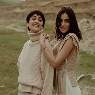 JINHUI Cable Wire Cuff Bracelet - 18k Gold Plated Jewelry