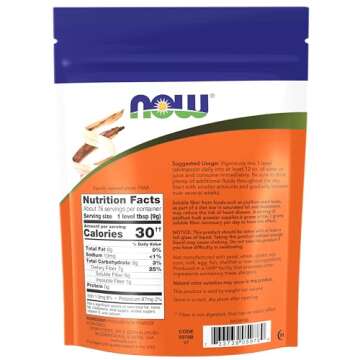 NOW Foods Supplements, Psyllium Husk Powder, Non-GMO Project Verified, Soluble Fiber, 24-Ounce