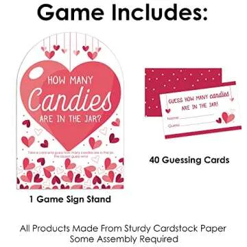 Happy Galentine’s Day Candy Guessing Game - Fun for All