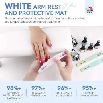 SAVILAND Arm Rest for Nails Tech: Luxurious & Functional Comfort for Salons