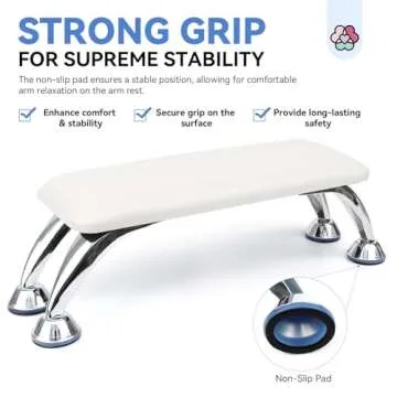 SAVILAND Professional Arm Rest for Nails Tech - Luxury Comfort