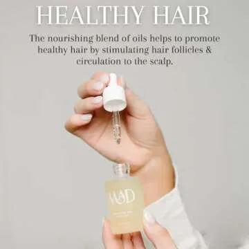 MAD HAIR CO. Hair Oil: Rosemary, Grapeseed, Meadowfoam & Abyssinian for Strengthening & Repair | All Hair Types