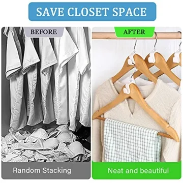 100Pcs Clothes Hanger Connector Hooks for Closet Organization
