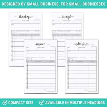 321Done Handheld Carbonless Order Form Pad - 50 Sets