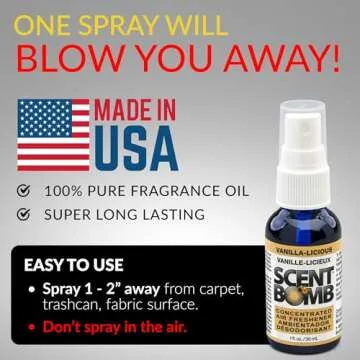 Scent Bomb Air Freshener Spray - Long-Lasting Odor Eliminator